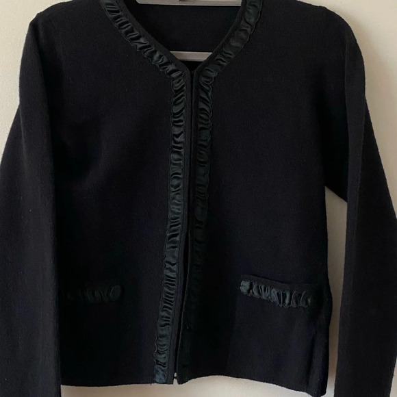 Weekend MAXMARA 100% Virgin Wool Cardigan Sweater - Picture 4 of 7